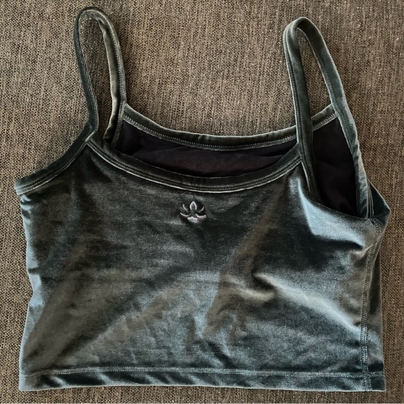 Beyond Yoga Velvet Tank Top - Dark Green - Picture 1 of 3